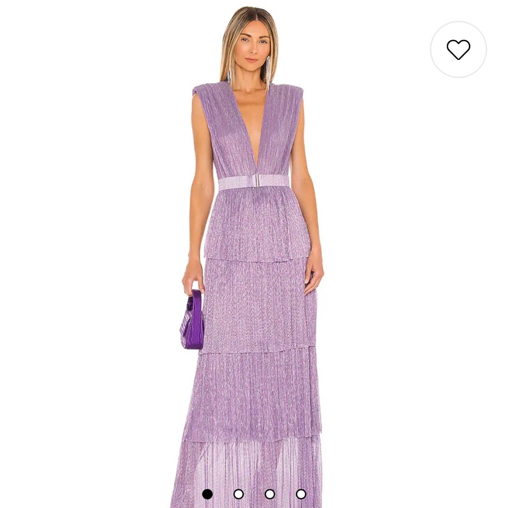 Sabina Musayev Skylar Gown in Light Purple Size Medium